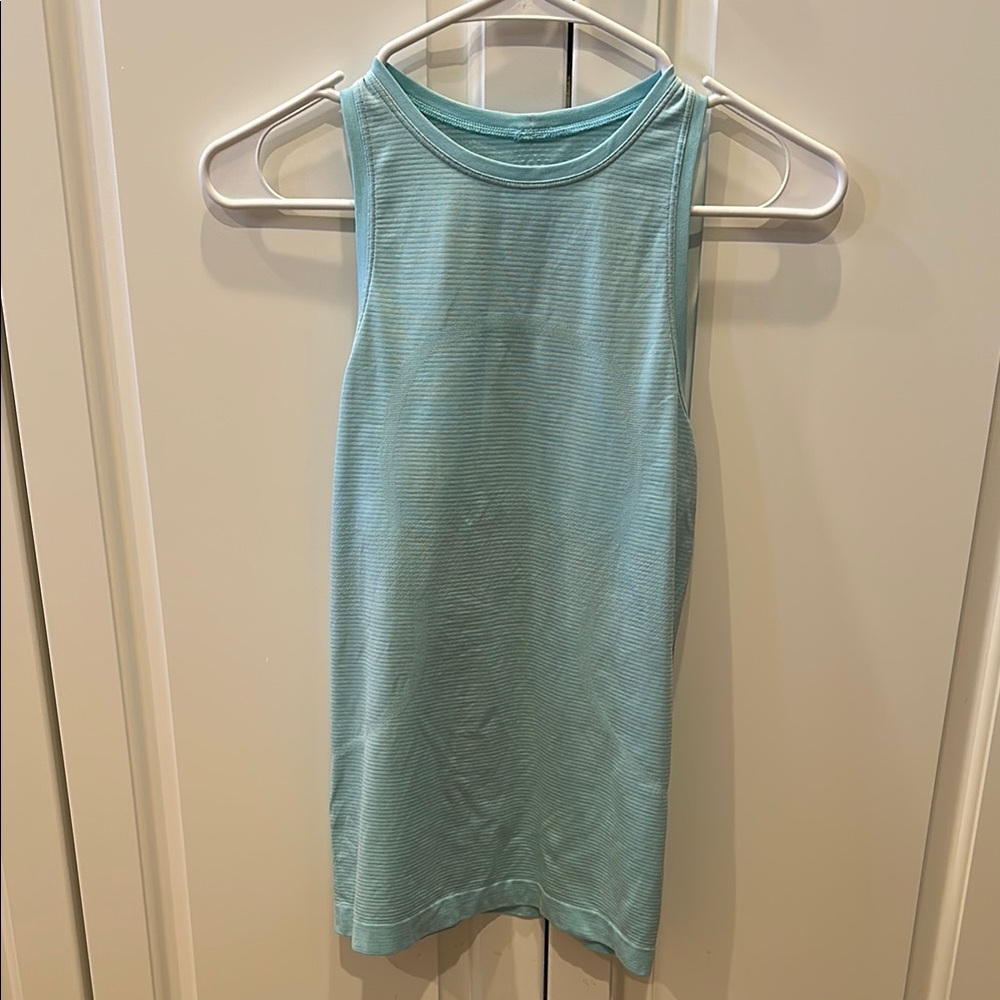 Lululemon high neck swiftly tank, size 4